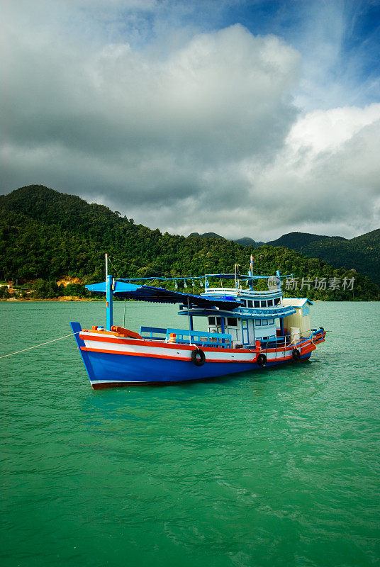 Koh Chang上的渔船